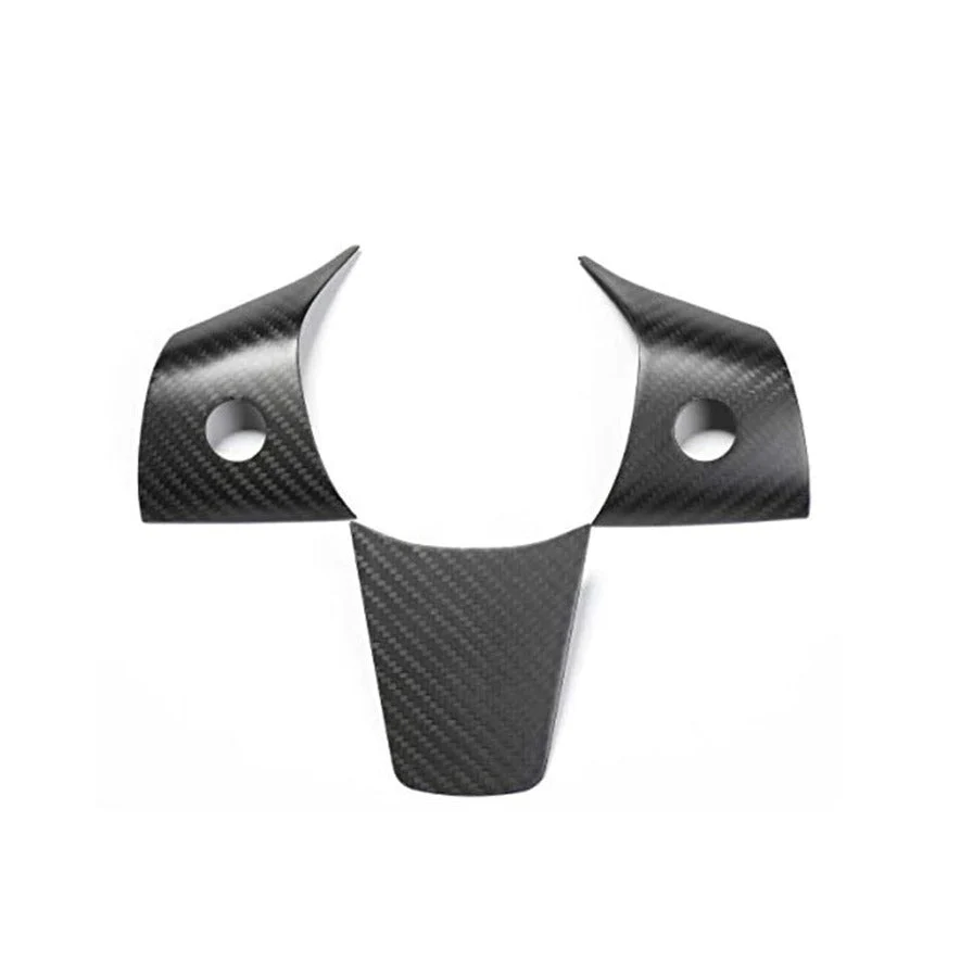 Model 3 / Y Steering Wheel Middle Trim Cover - Carbon Fiber Interior Mods - Stahler Reconditioning, LLC