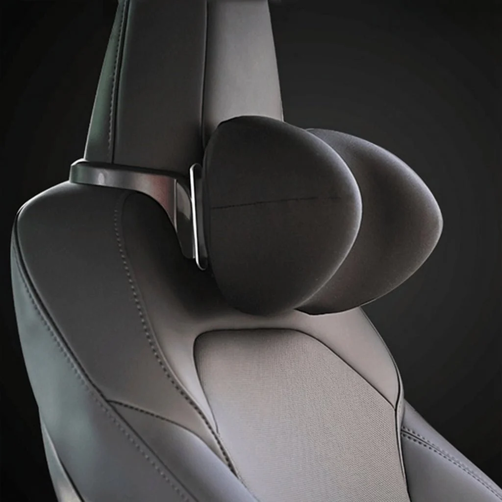 Adjustable SPA Memory Foam Headrest - 10cm Vertical Adjustment for Model 3/Y - Stahler Reconditioning, LLC