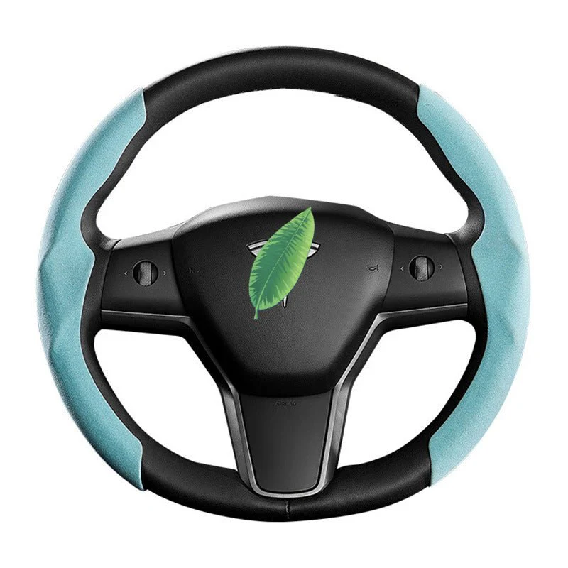 Ultra-thin Alcantara Steering Wheel Cover for Model 3 / Y | TESERY - Stahler Reconditioning, LLC
