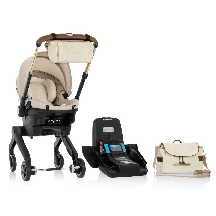 Limited Edition Shyft DualRide Infant Car Seat Stroller Combo with Green & Gentle Fabric - Stahler Reconditioning, LLC