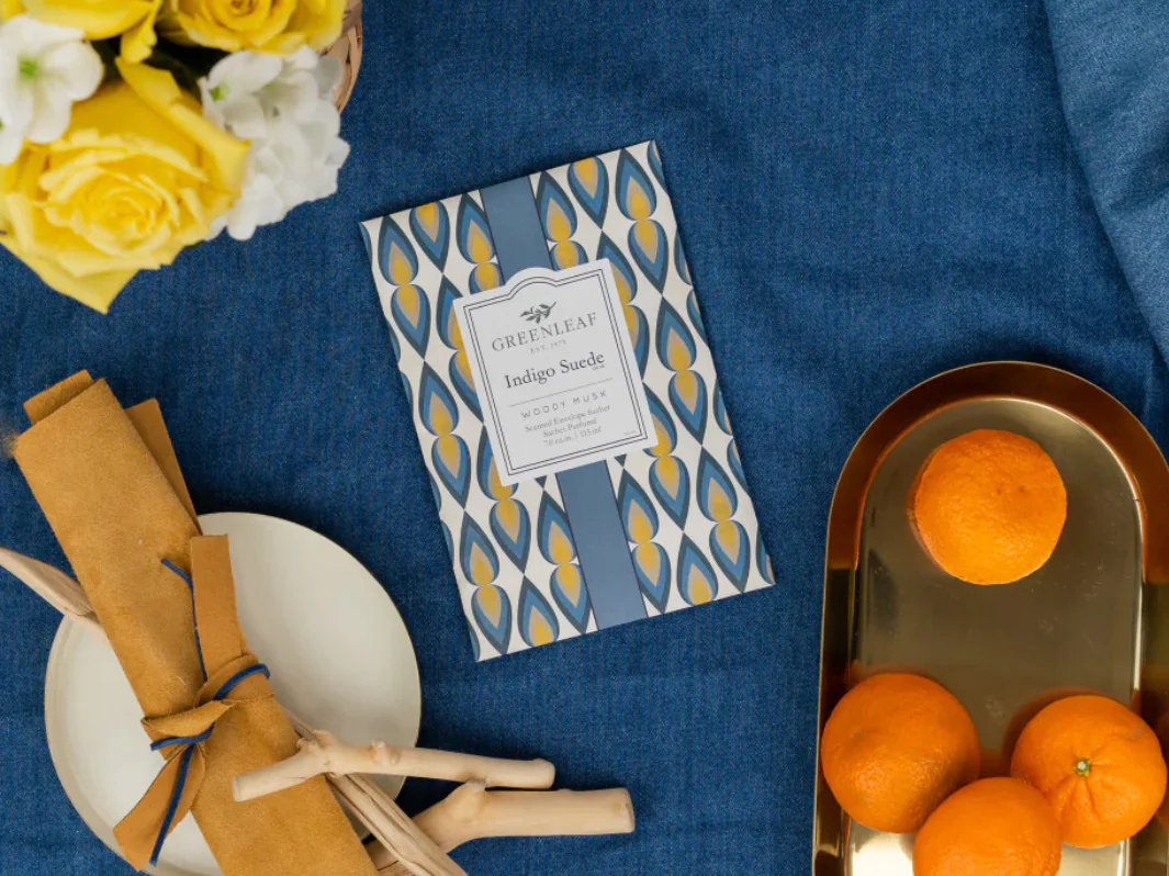 Indigo Suede Scented Sachet - Stahler Reconditioning, LLC