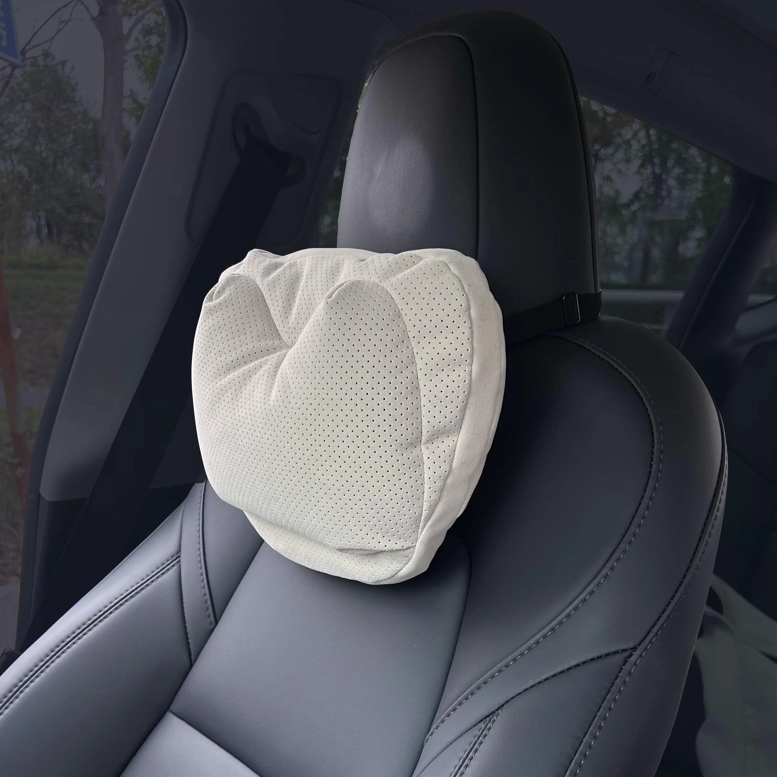 Dual-Layer Pressure Relief Headrest for Tesla - Stahler Reconditioning, LLC