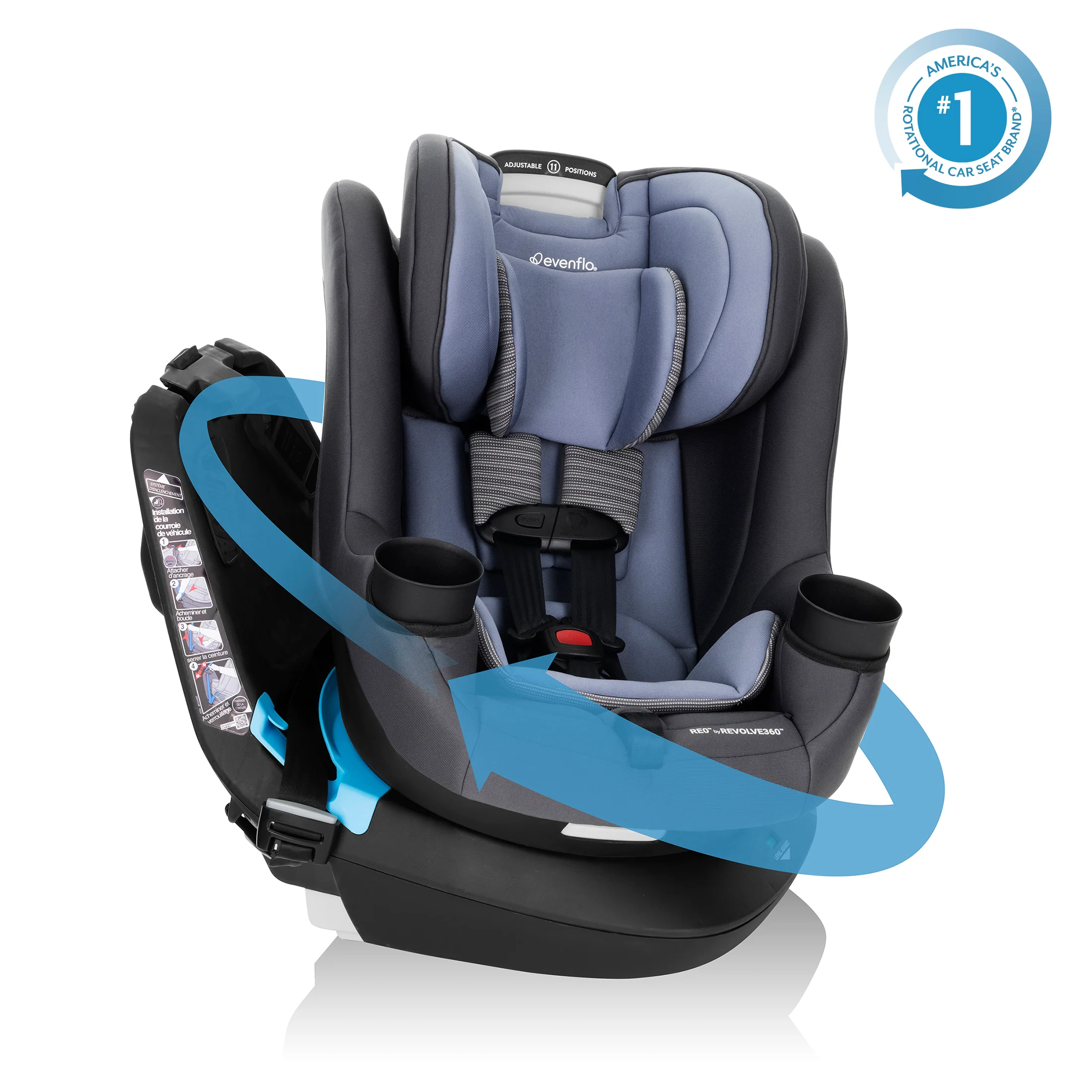 REO by Revolve360 Rotating Convertible Car Seat - Stahler Reconditioning, LLC