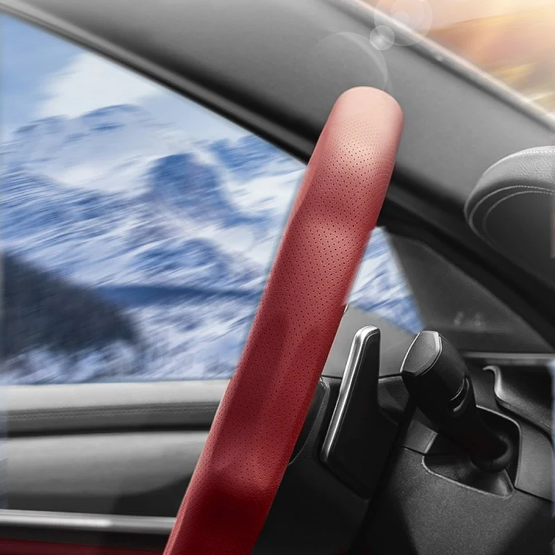 Ultra-thin Steering Wheel Cover for Tesla Model 3/Y/X/S - Stahler Reconditioning, LLC