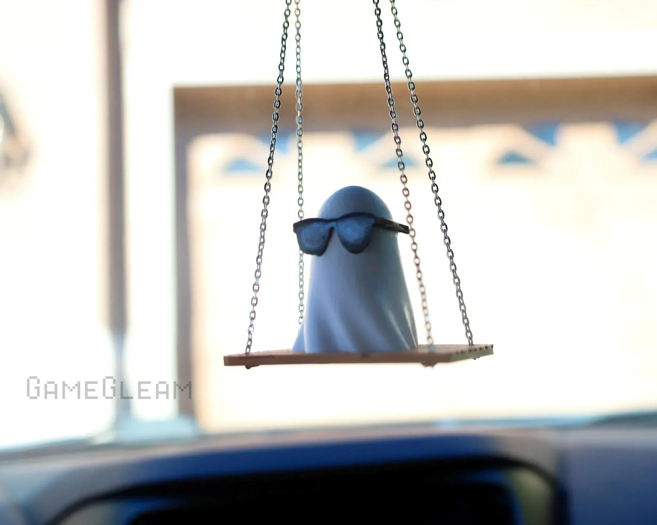 Sunglasses Ghost Car Mirror Swing Charm [2