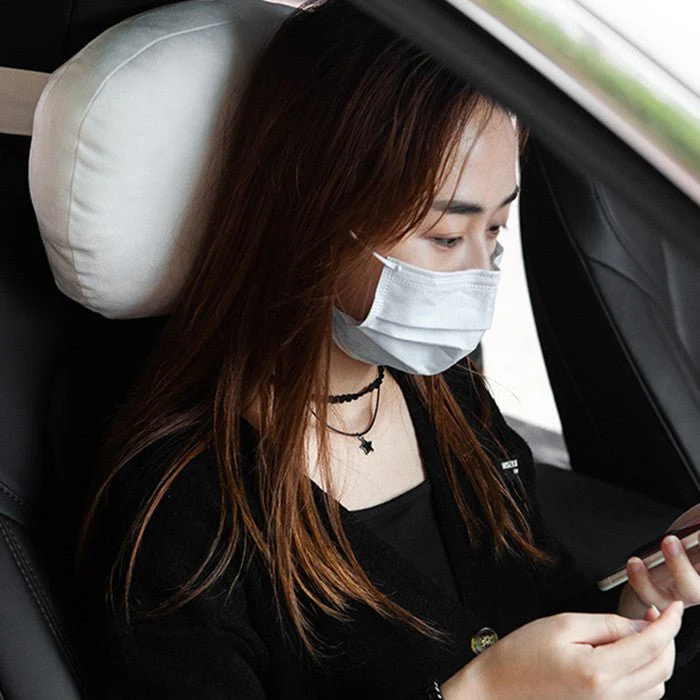 Velvet Neck Pillow for Tesla Model 3 Model Y & Model S Model X - Stahler Reconditioning, LLC