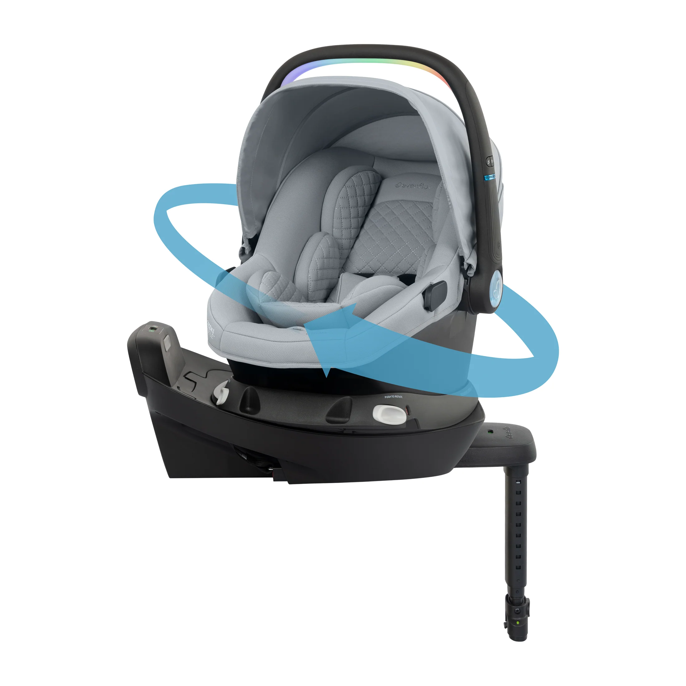 Revolve180 LiteMax NXT Rotating Infant Car Seat with SensorySoothe & Accessory Load Leg - Stahler Reconditioning, LLC