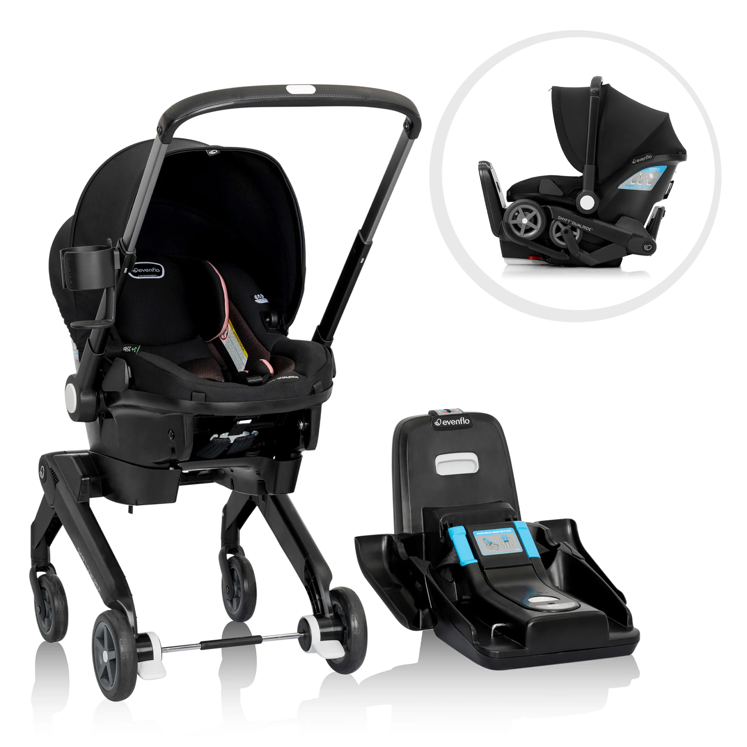 Shyft DualRide Infant Car Seat and Stroller Combo - Stahler Reconditioning, LLC