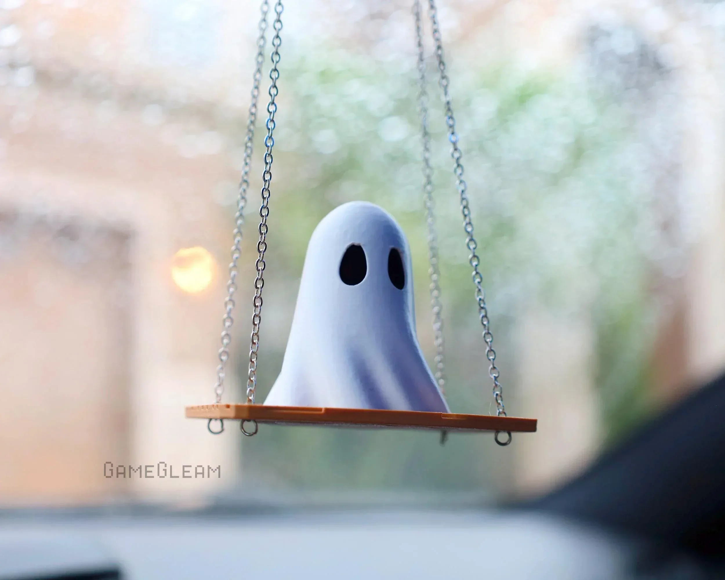 Ghost Car Mirror Swing Charm [2