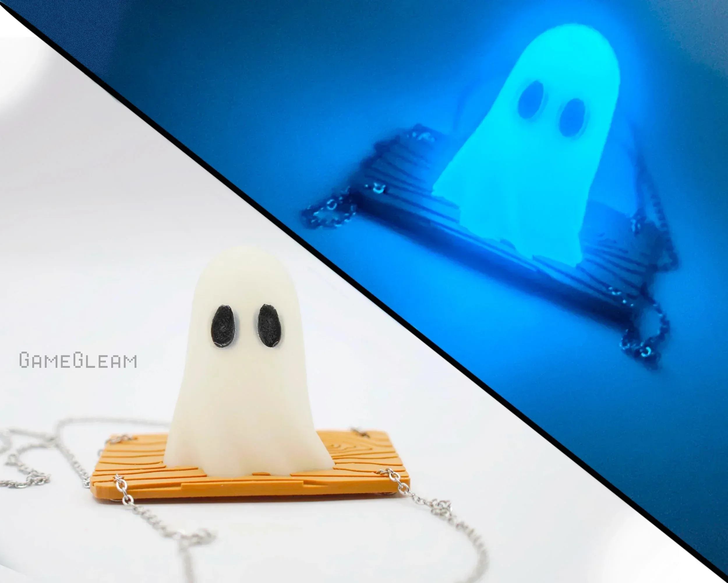 Ghost Car Mirror Swing Charm [2