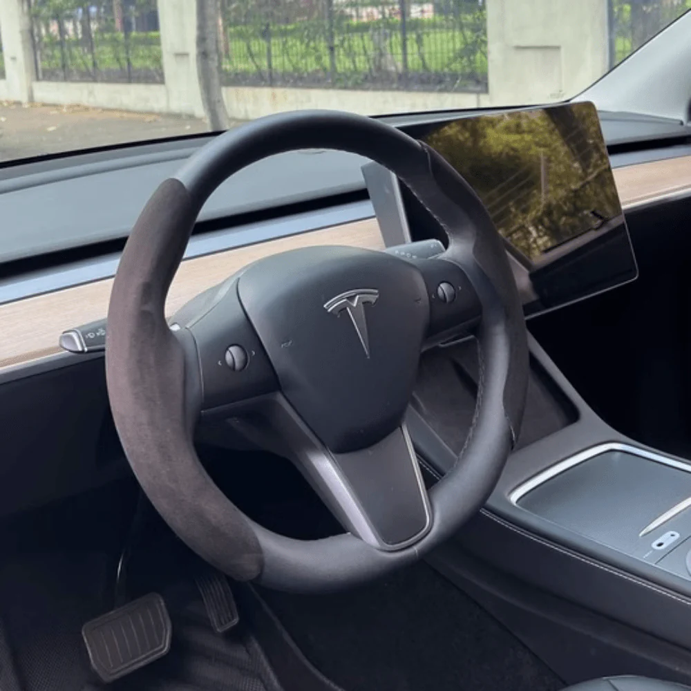 TESERY Steering Wheel Cover for Tesla Model 3/Y - Stahler Reconditioning, LLC